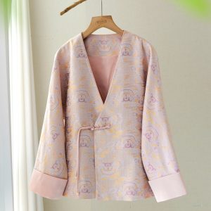 Áo Khoác & Gile Tân Trung Hoa (新中式) Cao Cấp Xing Store – Gấm Silk Thượng Hạng, Họa Tiết Cát Tường