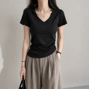 Áo thun ôm body ngắn tay nữ Xing Store
