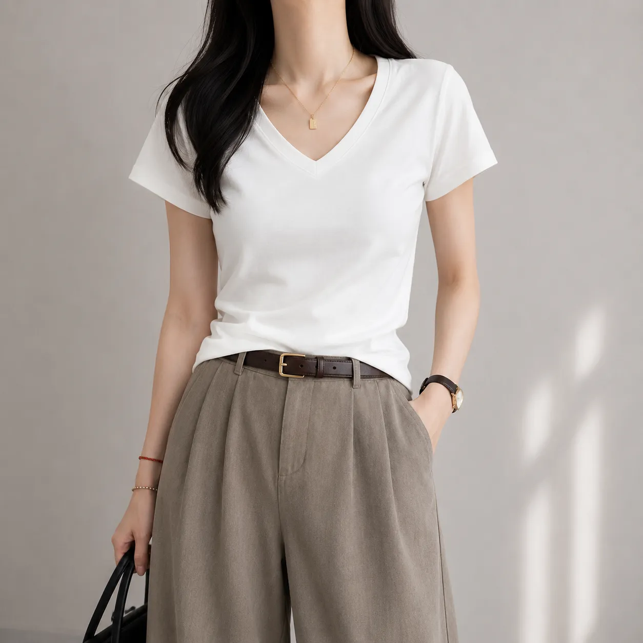 Áo thun ôm body ngắn tay nữ Xing Store