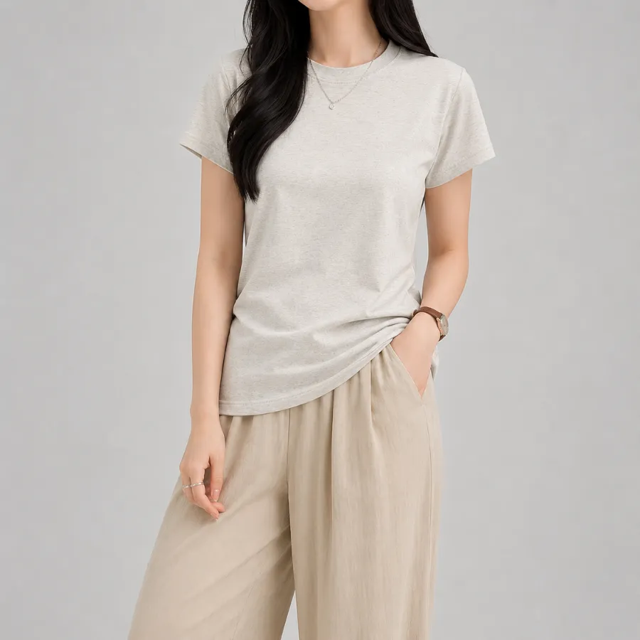 Áo thun ôm body ngắn tay nữ Xing Store
