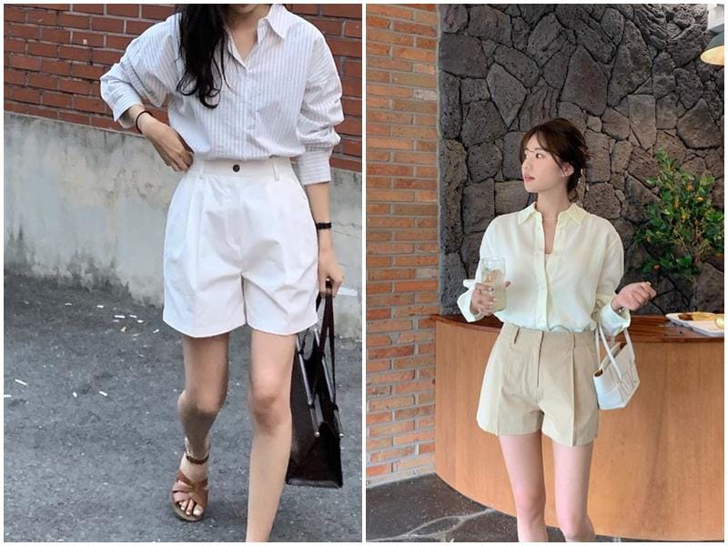 thoi trang quan short jeans nu