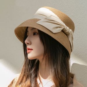 Mũ cói đi du lịch