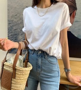 Thời trang áo thun nữ cuối tuần