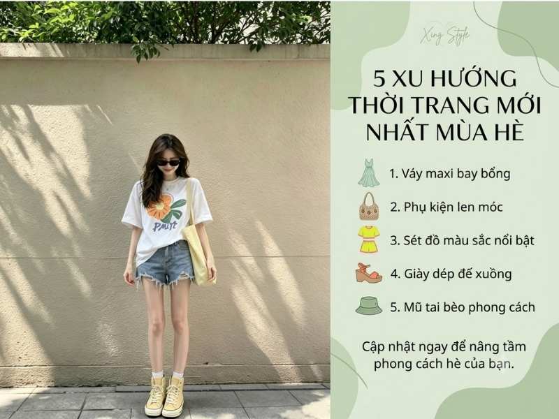 5 xu hướng thời trang mới nhất