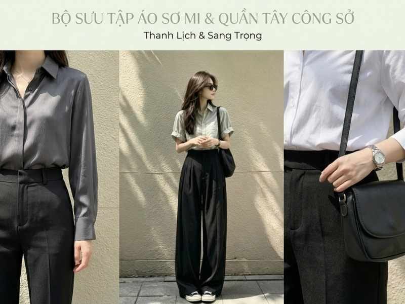 bst áo sơ mi quần tây