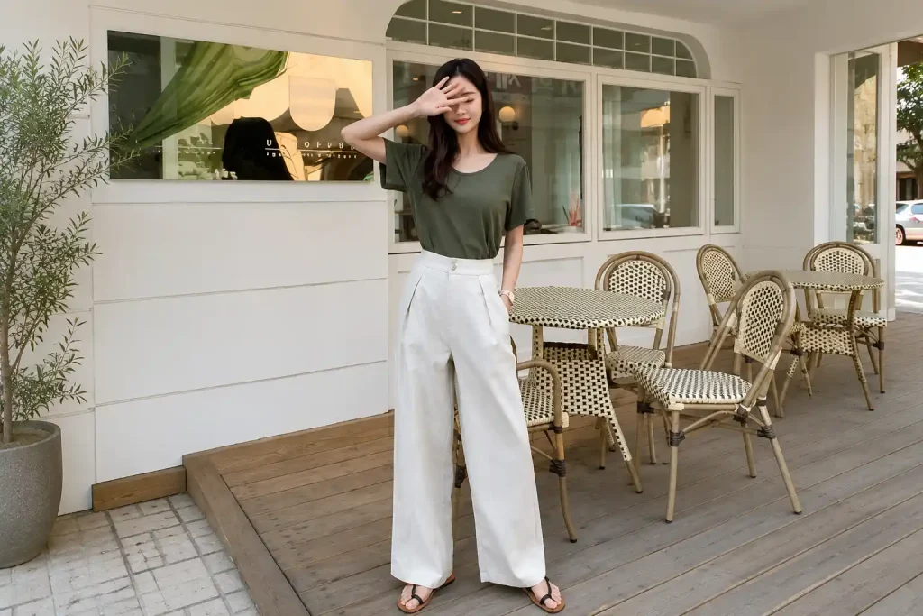 Xu hướng quần rộng nữ
