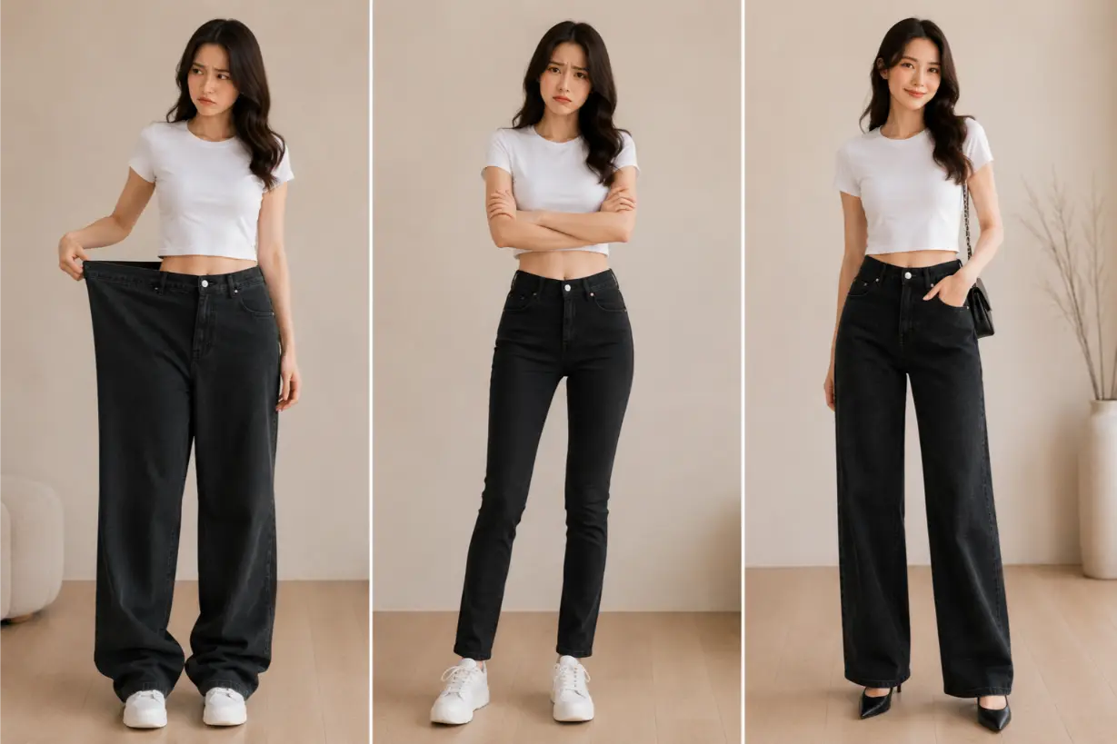 Sai lầm cần tránh khi mặc quần jean