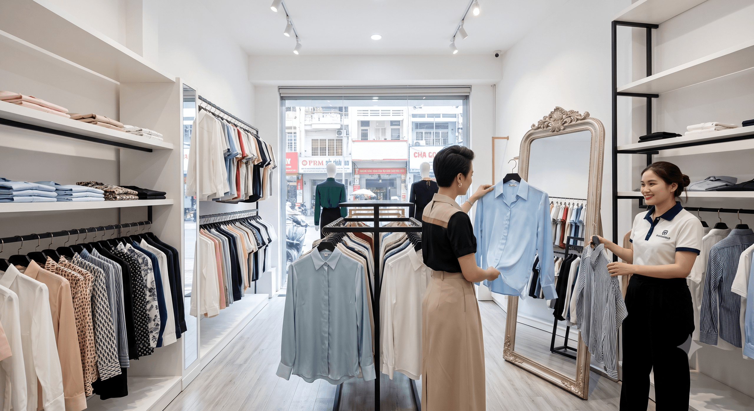 Mua áo sơ mi nữ ở đâu
